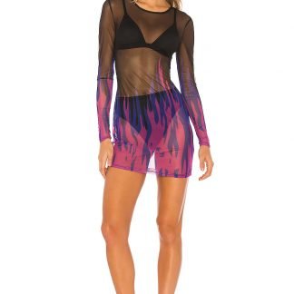 TATIメッシュミニドレス,superdown