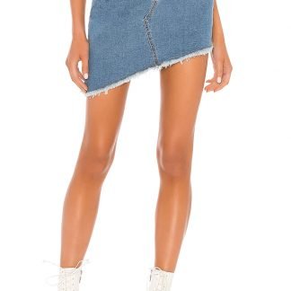 ROXANNAアシンメトリーデニムスカート,superdown