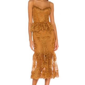 ORCHIDミディ丈ドレス,V.Chapman