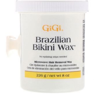 Gigi Spa, ブラジリアンビキニワックス、マイクロウェーブ脱毛ワックス、226g