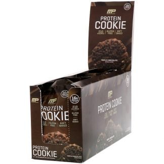 MusclePharm, プロテインクッキー、トリプルチョコ、クッキー12枚入り、各52g (Discontinued Item)