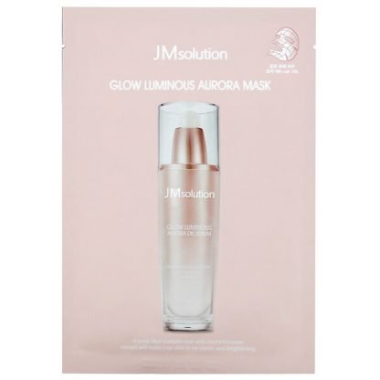 JM Solution, Glow Luminous Aurora Mask, 1 Sheet, 30 ml