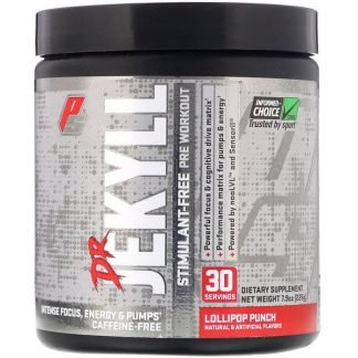 ProSupps, Dr Jekyll、非刺激プリワークアウト、ロリポップパンチ、225g