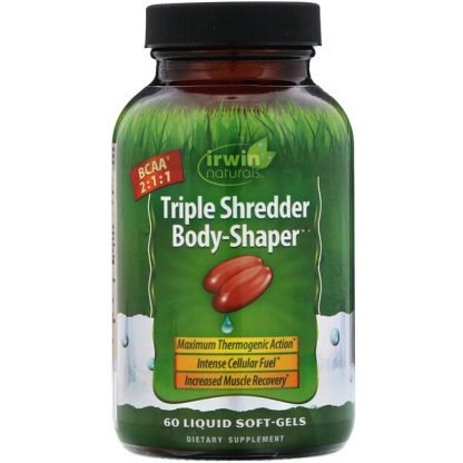 Irwin Naturals, トリプル・シュレッダー・ボディーシェイパー、液状ソフトジェル60錠
