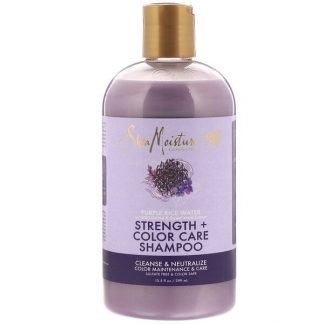 SheaMoisture, Purple Rice Water, Strength + Color Care Shampoo, 13.5 fl oz (399 ml)