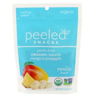 Peeled Snacks, Gently Dried Organic Banana, Mango & Pineapple, 3.5 oz (100 g) (Discontinued Item)