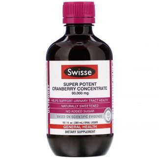 Swisse, ウルティブースト、スーパーポテントクランベリー濃縮液、90,000mg、300ml（10.1fl oz）