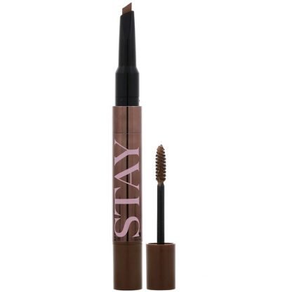 VT X BTS, Stay It Eyebrow Duo, #02 Natural Brown, 0.2 g + 2.5 ml