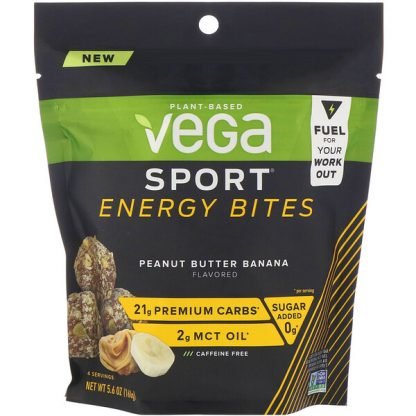Vega, スポーツエナジーバイツ、ピーナッツバターバナナ、5.6oz（160g）