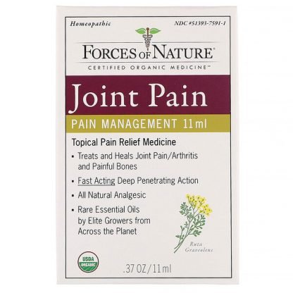 Forces of Nature, 関節痛、疼痛管理、11 ml（0.37 oz） (Discontinued Item)