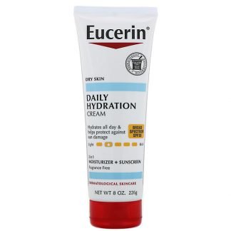 Eucerin, Daily Hydration Cream, SPF 30, Fragrance Free  , 8 oz (226 g)