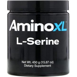 AminoXL, L-セリン、無香料パウダー、450 g