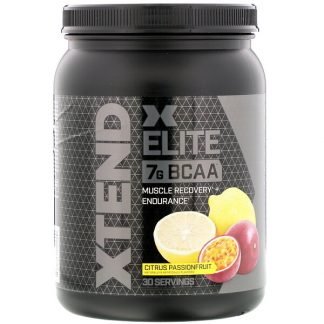 Scivation, Xtend Elite（エクステンドエリート）、7G BCAA、シトラスパッションフルーツ、540g（1.19lb）