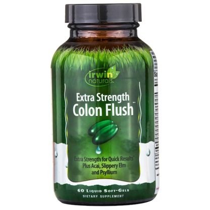 Irwin Naturals, コロン・フラッシュ、超強力、液体ソフトジェル60錠