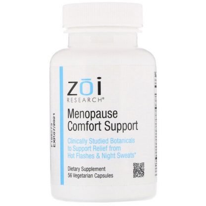 ZOI Research, 更年期快適サポート、植物性カプセル56粒