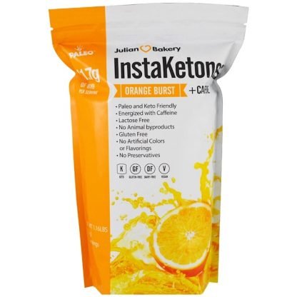 Julian Bakery, InstaKetones、オレンジバースト + カフェイン、1.16 lbs (525 g)