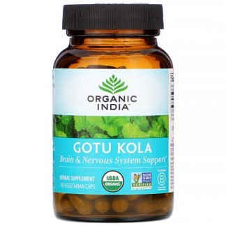 Organic India, ゴツコラ、ベジカプセル90粒
