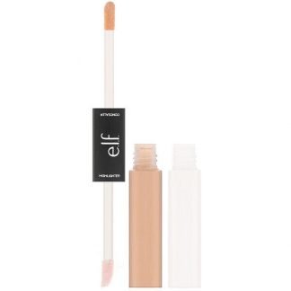 E.L.F., アンダー アイ コンシーラー＆ハイライター、ミディアム/グロー、各0.4液量オンス（12 ml）