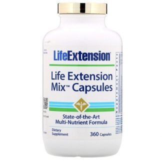 Life Extension, ミックスカプセル、カプセル360錠