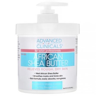 Advanced Clinicals, シアバター、ウルトラリッチ軟化クリーム、16オンス (454 g) (Discontinued Item)