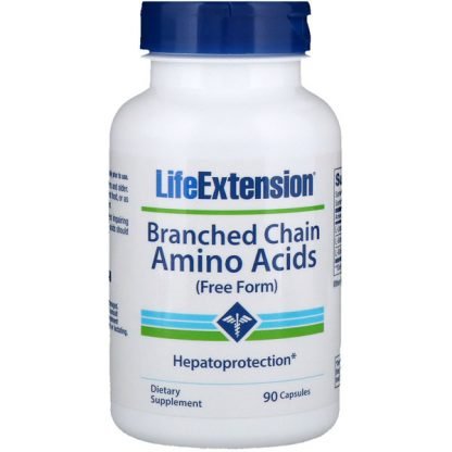 Life Extension, 分枝鎖アミノ酸、90カプセル
