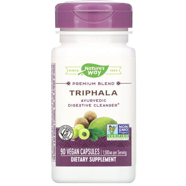 Nature's Way, Premium Blend, Triphala, 90 Vegan Capsules