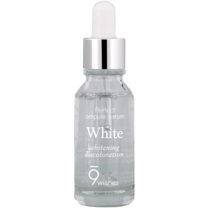 9Wishes, アンプルセラム、ホワイト、25 ml（0.85 fl oz）