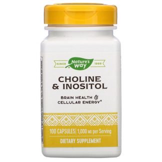 Nature's Way, Choline & Inositol, 1,000 mg, 100 Capsules