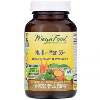 MegaFood, マルチ・フォー・メン 55+、60錠