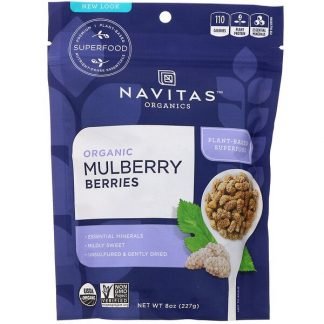 Navitas Organics, オーガニックマルベリーベリーズ、227g （8oz）