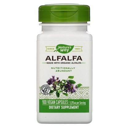 Nature's Way, Alfalfa, 1,215 mg, 100 Vegan Capsules