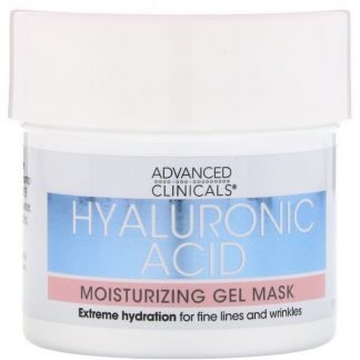 Advanced Clinicals, Hyaluronic Acid, Moisturizing Gel Mask, 5 fl oz (148 ml)