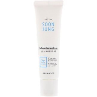 Etude House, Soon Jung, 2x Barrier Intensive Cream, 2.02 fl oz (60 ml)
