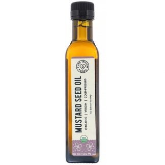Pure Indian Foods, オーガニックコールドプレス ヴァージンマスタードシードオイル、250ml