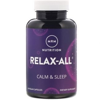 MRM, リラックスオール（Relax-All）、カーム＆スリープ、植物性カプセル60粒