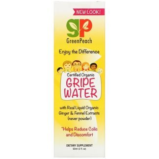 GreenPeach, Organic Gripe Water, 2 fl oz (60 ml)