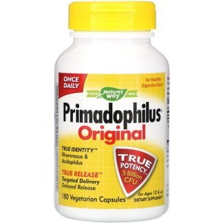 Nature's Way, Primadophilus（プリマドフィルス）、オリジナル、12歳以上、50億CFU、植物性カプセル180粒