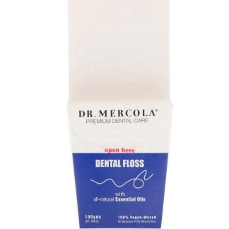 Dr. Mercola, Premium Dental Care, Dental Floss, 100% Vegan-Waxed, 100 yds (91.44 m)