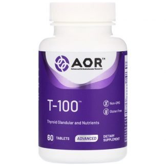 Advanced Orthomolecular Research AOR, T-100, 60 Tablets
