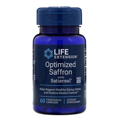 Life Extension, Satiereal入り最適化サフラン、植物性カプセル60粒
