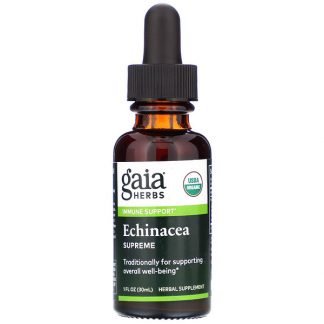 Gaia Herbs, エキナセアスプリーム、30ml（1液量オンス）