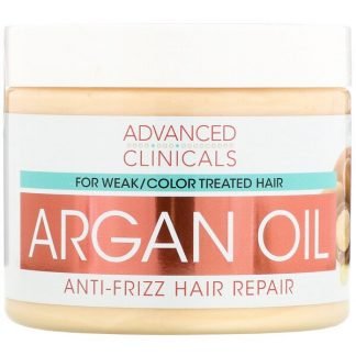Advanced Clinicals, Argan Oil, Anti-Frizz Hair Repair, 12 fl oz (355 ml)