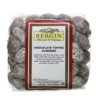 Bergin Fruit and Nut Company, Chocolate Toffee Almonds, 16 oz (454 g)