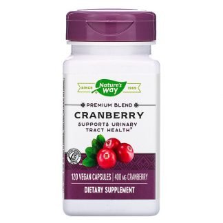 Nature's Way, クランベリー、400mg、ヴィーガンカプセル120粒
