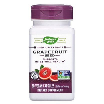 Nature's Way, Grapefruit Seed, 250 mg, 60 Vegan Capsules