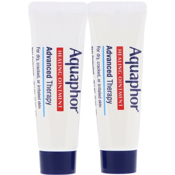 Aquaphor, Healing Ointment, Skin Protectant, Dual Pack, .35 oz ea
