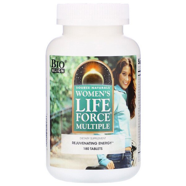Source Naturals, ウィメンズ・ライフ フォーカス・マルチプル, 180 錠