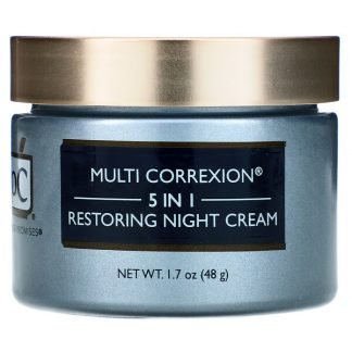 RoC, マルチ コレクション、 5 In 1、 リストアリングナイト クリーム、 1.7 oz (48 g)