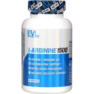 EVLution Nutrition, L-アルギニン1500、カプセル100粒