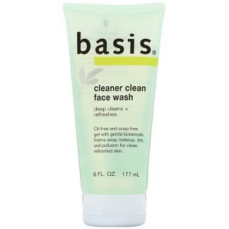 Basis, クリーナークリーン・フェイスウォッシュ,  6 液量オンス (177 ml)